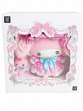 My Melody Fairy Tale Vinyl Face Plush Dolls NIB - My Melody 400%